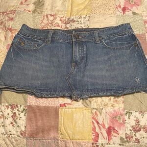 Abercrombie & Fitch Classic Blue Denim Skirt Size 8